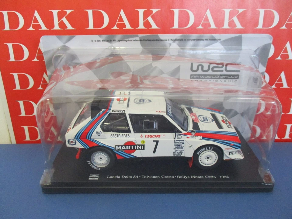 Die cast 1/24 Modellino Auto Lancia Delta S4 Rally Monte Carlo 1986 H. Toivonen - Immagine 4 di 4