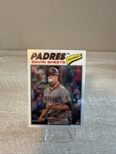 2026 Topps Heritage CONFIRMED CHROME SHORT PRINT SP #127 Gavin Sheets Padres