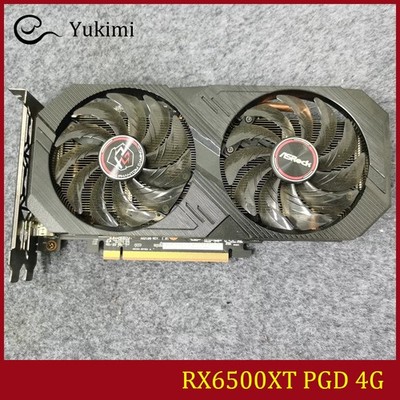 FOR ASROCK Radeon RX 6500 XT Phantom Gaming D 4GB OC AMD GDDR6 Video Graphics