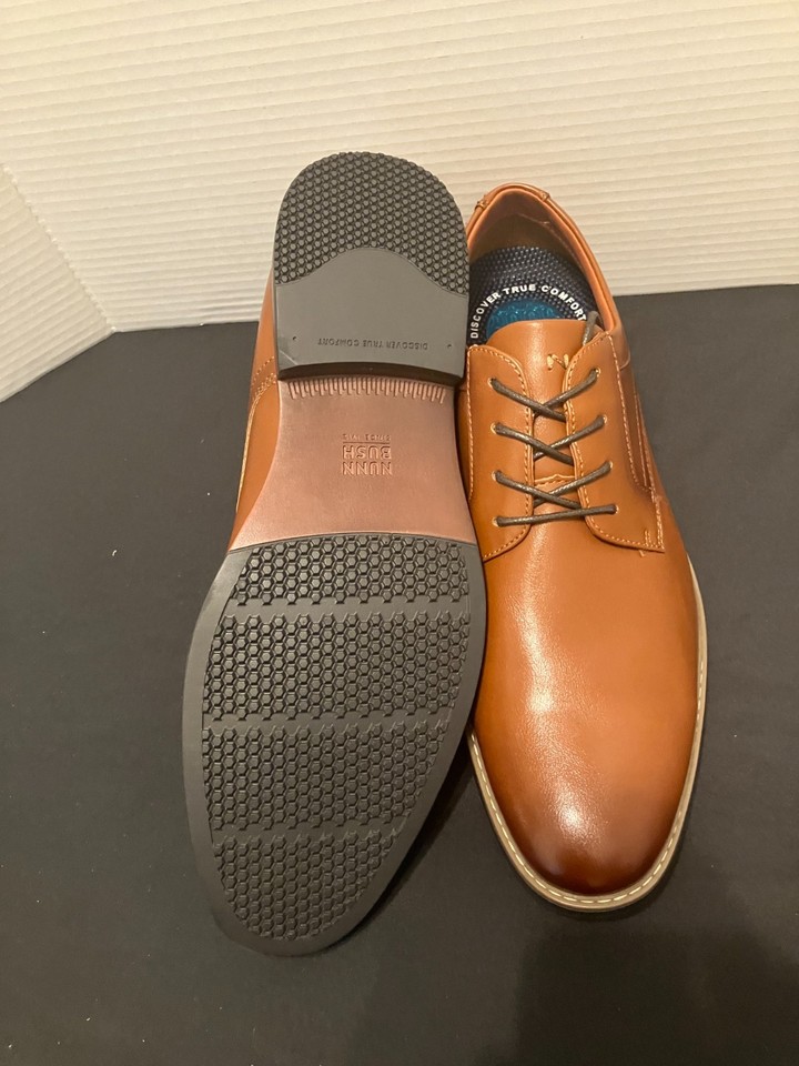 Nunn Bush Men's Size 11 Brown Dress Shoes Carmelo Cap Toe Oxford New In ...