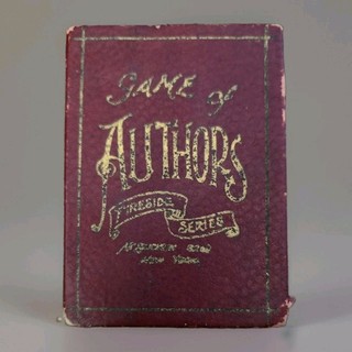 McLaughlin Bros. "Game Of Authors" Fireside Series c. 1897 Very RARE