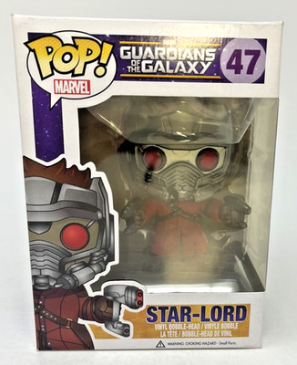 Funko Pop Marvel Guardians Of The Galaxy 47 Star - Lord Bobble Head 