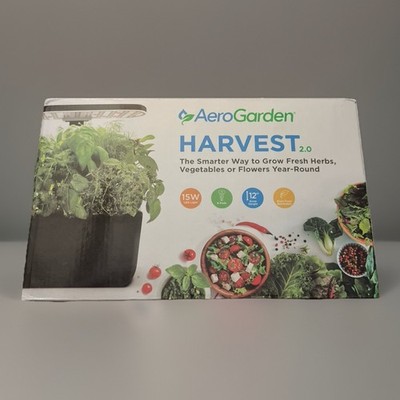 AeroGarden Harvest 2.0, Indoor Garden Hydroponic System with LED Grow Light