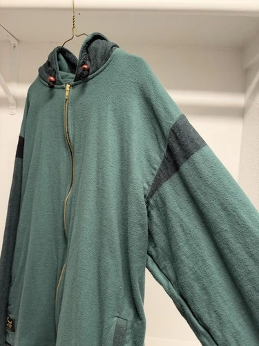 Vermont Flannel Company Men's XXL Hooded Flannel Zip Up Jacket - Evergreen Color image 4