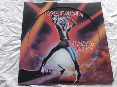 IRON MAIDEN JAPAN VENEZUELA COVER BILDSCHEIBE SELTEN NUR 100 MADE DI ANNO HEAD