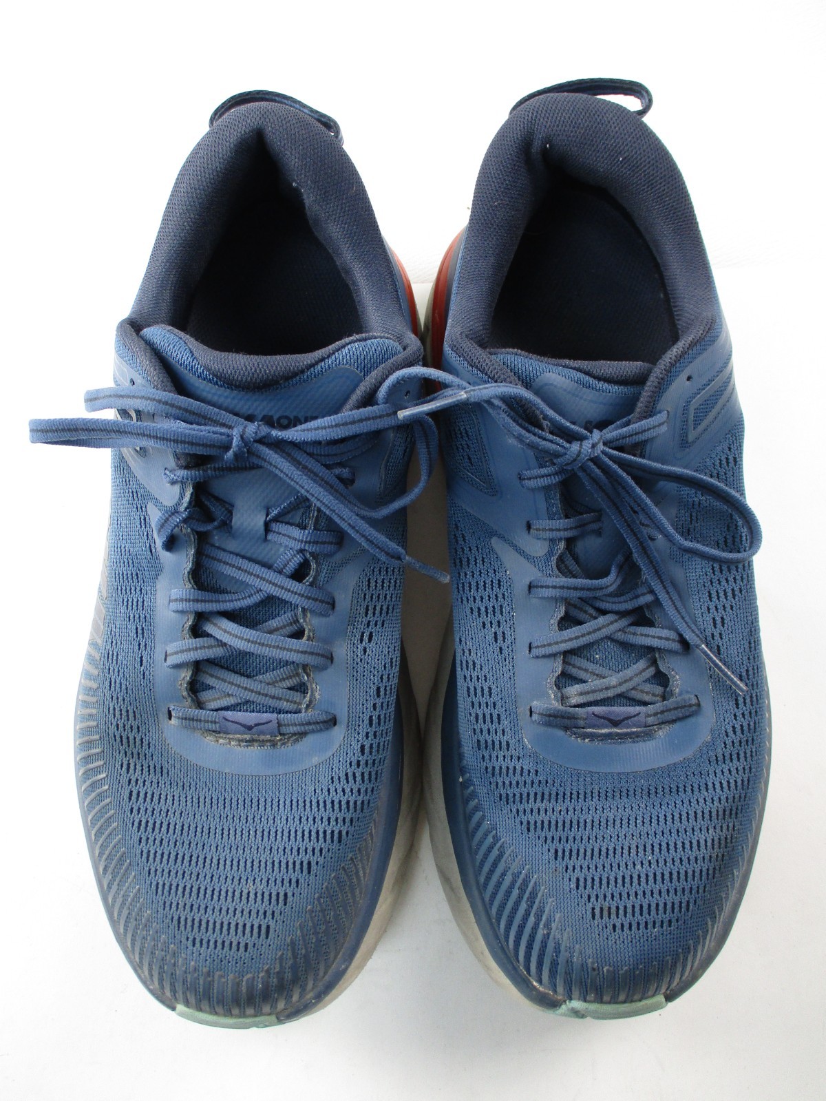 Hoka One One Bondi 7 Running Shoes Sneakers Blue Lace Up Size 10 EE thumbnail 3