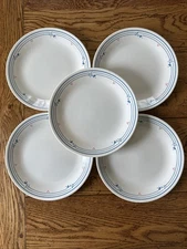Vintage Corelle by Corning COUNTRY VIOLETS 8½" Luncheon Salad Plates Set of 4