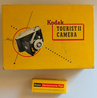 Kodak Tourist Series Tourist II Folding Camera 6x9 Format Black