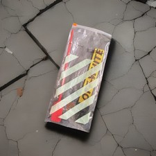 OFF-WHITE 19SS INDUSTRIAL KEY CHAIN YELLOW NO COLOR LOGO DESIGN HOLDER Used 2262