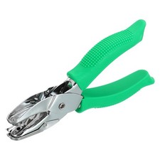 Single Hole Punch Hole Metal Paper Puncher Green 1/8"