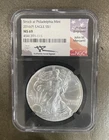 2016 (P) Silver Eagle NGC MS69