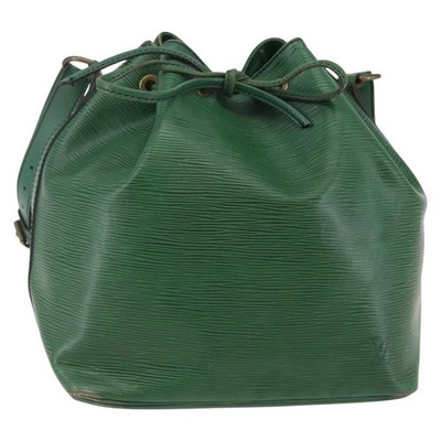 LOUIS VUITTON Epi Petit Noe Shoulder Bag Green M44104 LV Auth 143573