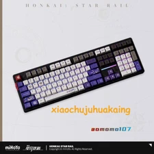 Official Honkai Star Rail Acheron Mechanical Keyboard RGB Backlit Keyboards Gift