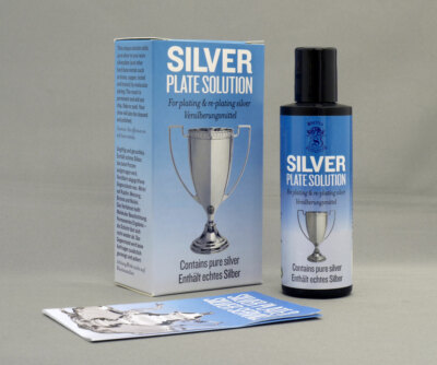Sheffco Silver Plate Solution , Versilberung mit echtem Silber, Inhalt 100 ml.