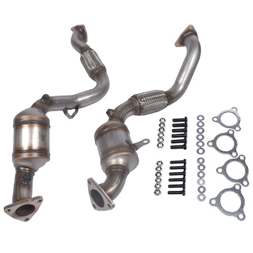 2pcs Flex Pipe Catalytic Converters for 2007-2009 Audi Q7 3.6L V6 955113034AX - Picture 8 of 14