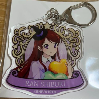 Japanese anime Aikatsu! acrylic keychain Ran Shibuki Rakuten