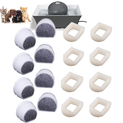 16stk Ersatzfilter Filter für Petsafe Drinkwell Trinkbrunnen Katzen Hunde