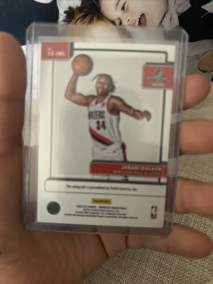 2022-23 Panini Donruss - Signature Series #SS-JWL Jabari Walker (AU, RC) - Image 2 of 2