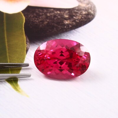 Wonderfull Natural Blood Red Mozambique Ruby Loose Oval Gemstone Cut 26x18 MM