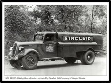 Studebaker Trucks New Metal Sign: 1936 Model 2W865 Sinclair Gas Tanker