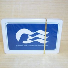 Princess Cruise Lines LOVE BOAT Playing Cards Blue White NOS USA Made Cartamundi