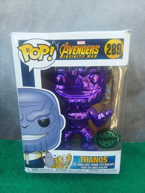 thanos chrome pop vinyl