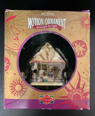 Matrix Motion Ornament Nativity Scene Powered By Light