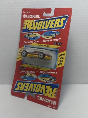Vintage1989 LIONEL REVOLVERS Die-Cast Car Flip Monster Turbo