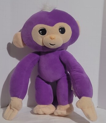Commonwealth Fingerlings Monkey Purple Plush Stuffed Animal Chimp Ape