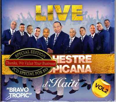 ORCHESTRE TROPICANA Live - BRAVO TROPIC - VOL.2 - Haitian CD | eBay