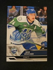19-20 AHL Reid Boucher Autographed 🚨🚨🚨 Utica Comets 