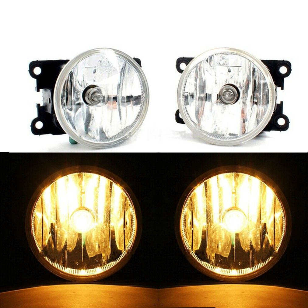 Peugeot 208 2012-2019 Halogen Fog Lights Front Bumper Pair