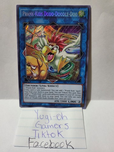 Yu-Gi-Oh! Prank-Kids Dodo-Dooddle-Doo HISU-EN020 - Secret Rare 1st Edition (Hidden Summoners)