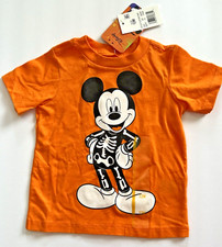 Toddler Boys' Mickey Mouse Scary Cute Halloween T-Shirt - Orange 12M