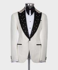 Stylish Designer Tuxedo Suit Men Suits Dresswear Set Wedding Party Banquet