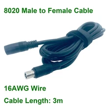 DC 8020 8mm Solar Panel Power Station Extension Cable Cord For Jackery 1500 2000