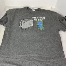 Delta Apparel - “Don’t Taze Me Bro!” Gray Men’s T-Shirt - Large