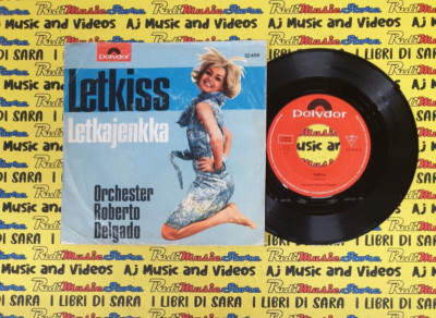 LP 45 7'' ORCHESTER ROBERTO DELGADO Letkiss Letkajenkka germany POLYDOR (QSD3)