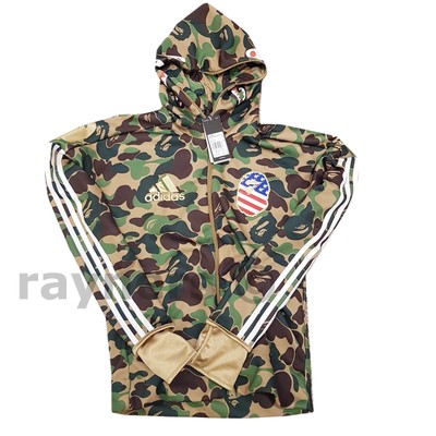 adidas x bape shark hoodie