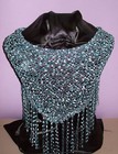 Dressy Shawlette - Blues - Shawl -  Perfect for Parties and the Holidays!!! — photo 2