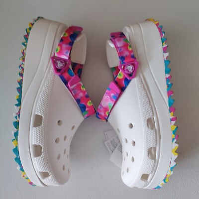 Crocs Classic Hiker Solarized Clog 207990-94s White Multi-color