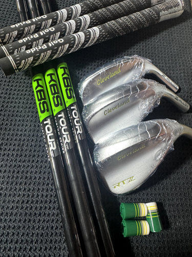 NEW 2025 CUSTOM Cleveland Golf RTZ Tour Satin Wedge Set 50 54 58 KBS Tour Custom - Picture 3 of 5