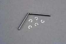 Traxxas TRA3740 Suspension pins, 2.5x29mm king pins w/ e-clips