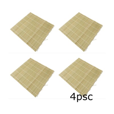 Mt-torimatsu Natural Bamboo Sushi Mat Roller 4pcs 240-330mm Made in Japan