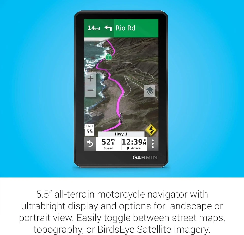 Garmin zumo XT All-Terrain Motorcycle GPS Navigation Device | 5.5" Touchscreen - Image 3 of 4