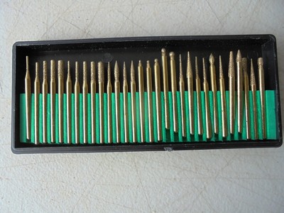 Diamond Points 30 profiles  3mm shank Titanium Coated for longer life