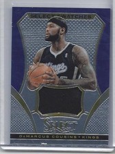 DEMARCUS COUSINS 2013-14 SELECT SWATCHES KINGS GAME USED JERSEY #23