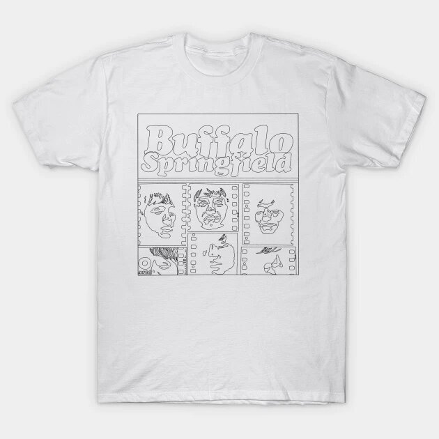Rock Music Buffalo Springfield T-Shirt For What It's Worth Stephen Stills