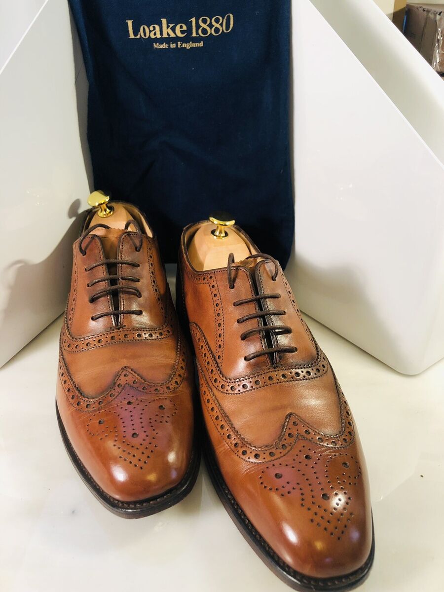 売れ筋がひ贈り物！ 【Loake 1880】Buckingham 品質管理書付き UK7