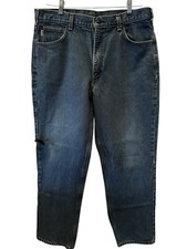 Carhartt Relaxed Fit Men's Med Wash Denim Jeans Size 38X32